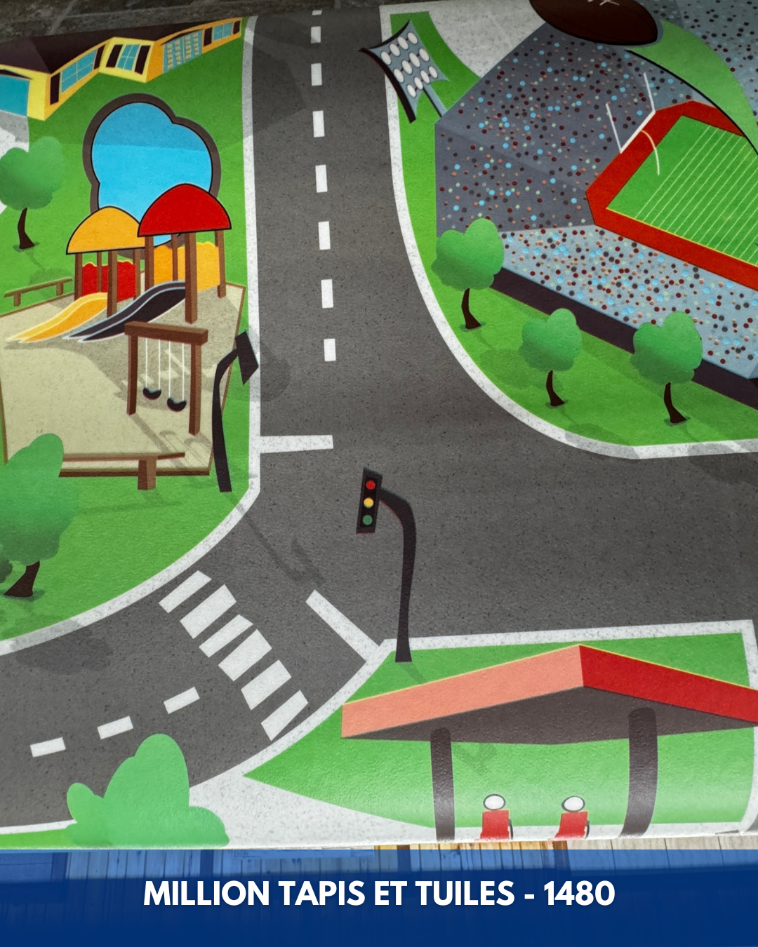 Linoléum Prélart #1480 – Vinyle en Rouleau 2,49$/pi²