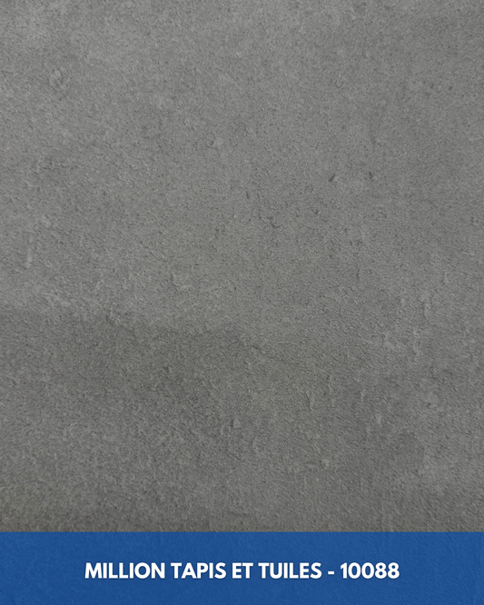 Linoléum Prélart #10088 – Gris Béton Uni – Vinyle en Rouleau 2,19$/pi²