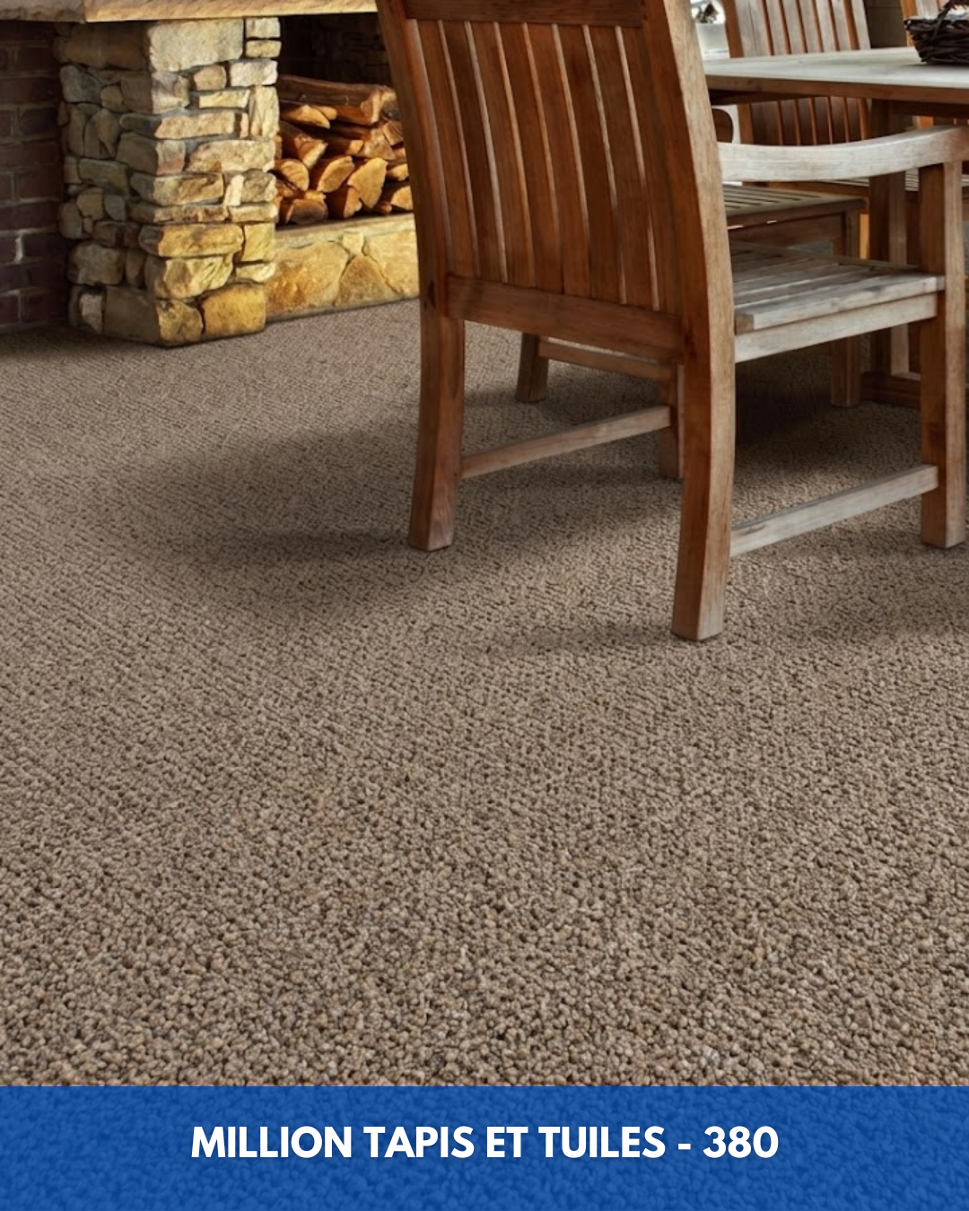 Tapis d'extérieur Million Shaw 380 - Beige Sable