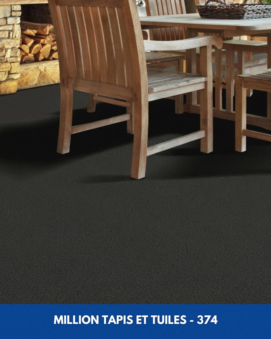Tapis d'extérieur Million Shaw 374 - Noir