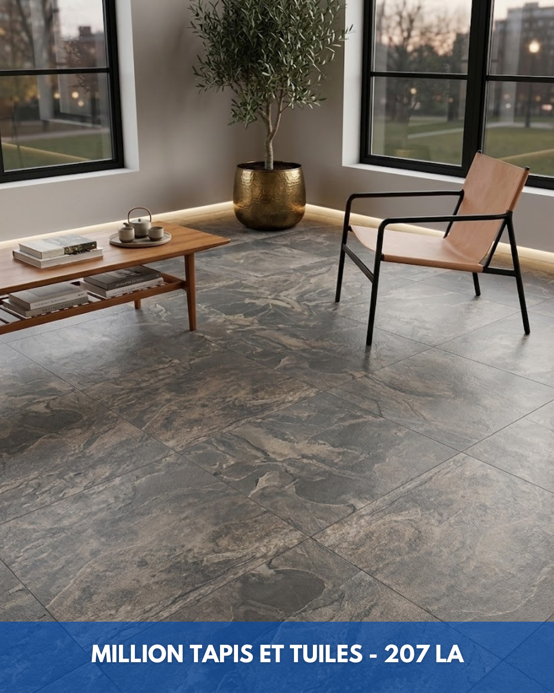 Linoléum Prélart #207 LA – Vinyle en Rouleau 1.89$/pi²