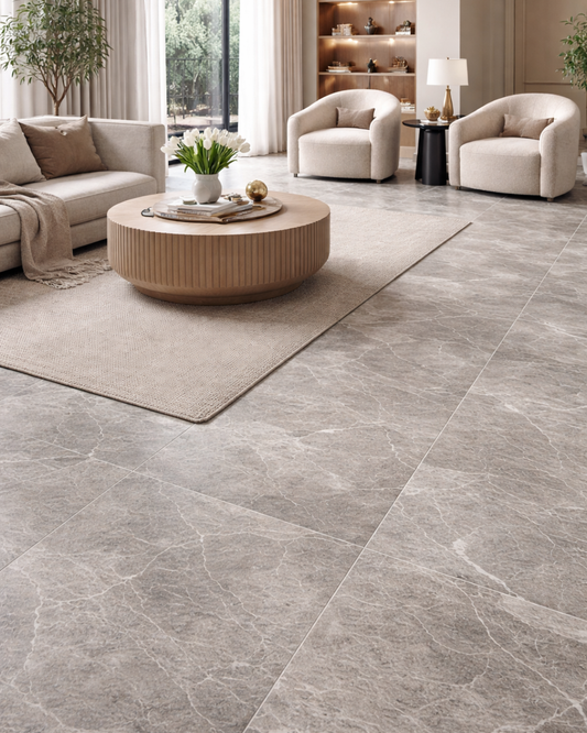 Plancher Vinyle Clic – Designer 10041 – 12″x24″ SPC | Résistant & Imperméable | 2.59$/pi²