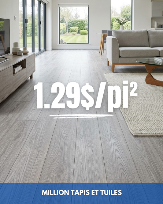 Aloft Revere Elm – Silverpointe (Pointe d’Argent) – Plancher Vinyle SPC 6x48 Liquidation 1.29$/pi²