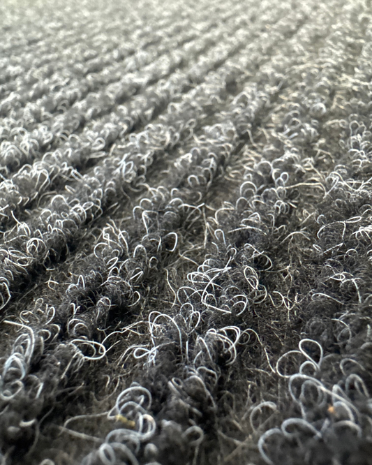 Tapis d’entrée Deluxe Rib Mat charcoal 3'x4' - sans bordure