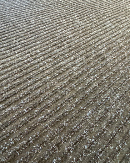 Tapis d’entrée Deluxe Rib Mat brun sans bordure