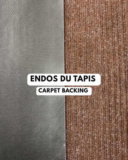 Tapis d’entrée Deluxe Rib Mat brun sans bordure