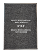 Tapis d’entrée Deluxe Rib Mat charcoal avec bordure