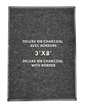 Tapis d’entrée Deluxe Rib Mat charcoal avec bordure