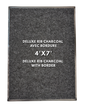 Tapis d’entrée Deluxe Rib Mat charcoal avec bordure