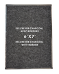 Tapis d’entrée Deluxe Rib Mat charcoal avec bordure
