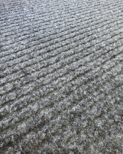 Tapis d’entrée Deluxe Rib Mat gris sans bordure