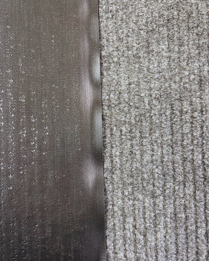 Tapis d’entrée Deluxe Rib Mat gris sans bordure