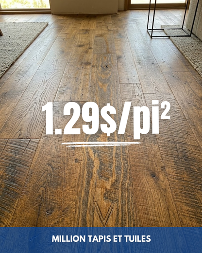 Aloft Flamed Oak – Canyon – Plancher Vinyle SPC 6x48 Liquidation 1.29$/pi²