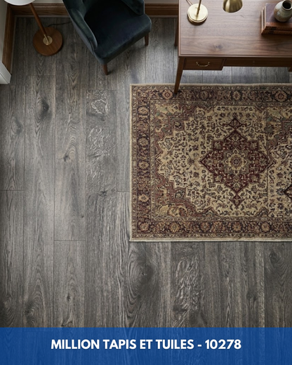 Linoléum Prélart #10278 – Gris Bois Vieilli – Vinyle en Rouleau 1,89$/pi²