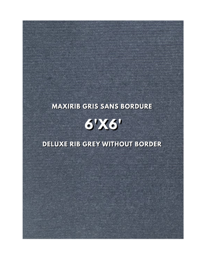 Tapis d’entrée Maxirib Gris 3'x4' - sans bordure