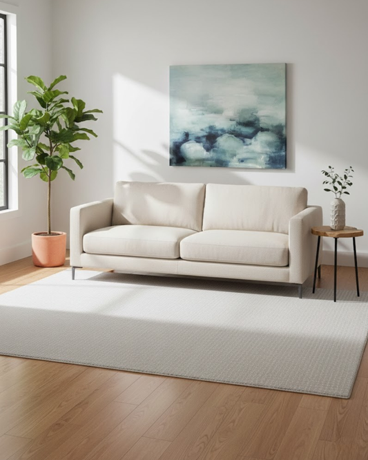 Tapis de Salon et Chambre Gris Moderne - Novolini 39696