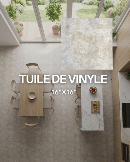 Tuile de vinyle Parallel – 16" x 16" – 0,99 $/pi²