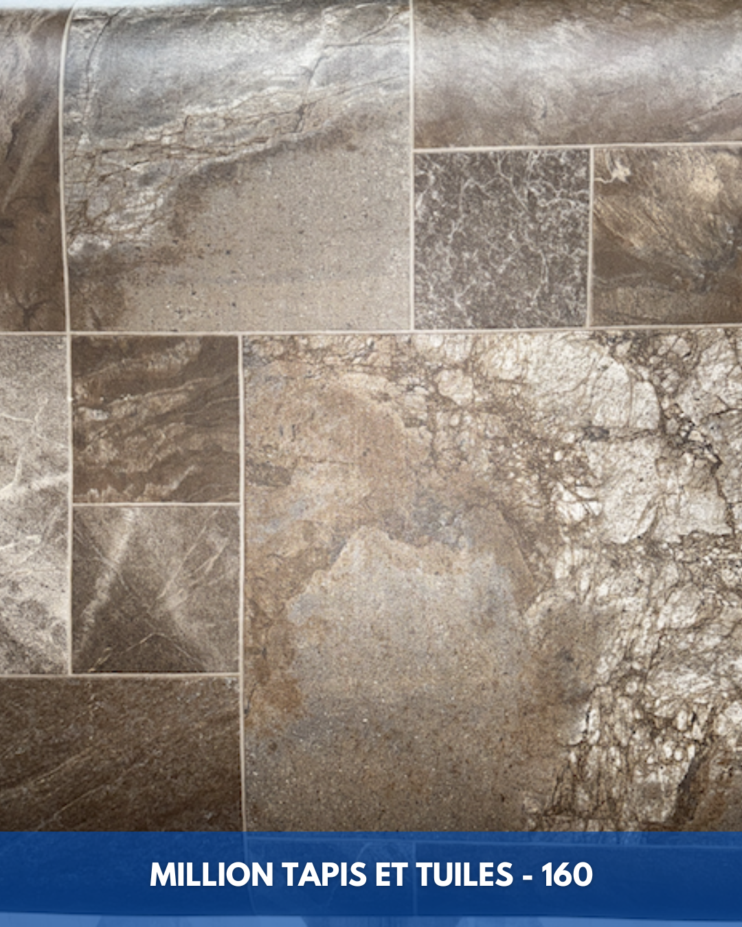 Linoléum Prélart #160 – Vinyle en Rouleau 0.99$/pi²