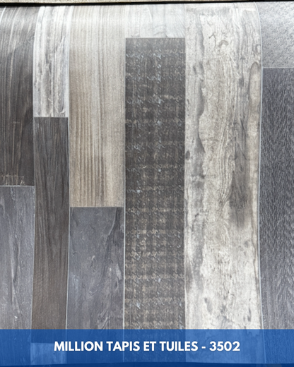 Linoléum Prélart #3502 – Vinyle en Rouleau 3,69$/pi² - 13 pieds de largeur