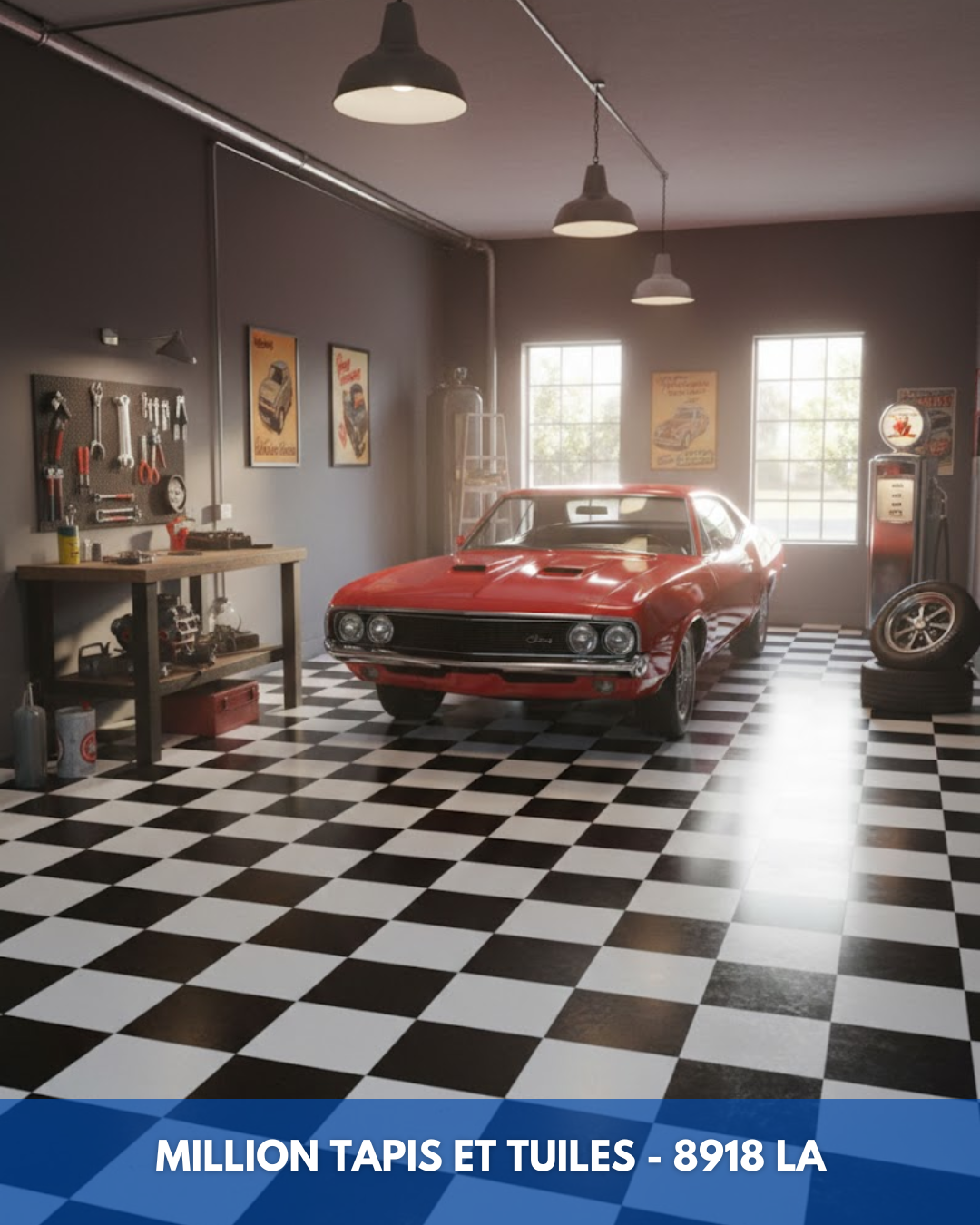 Linoléum Prélart #8918 – Vinyle en Rouleau 3,99$/pi²