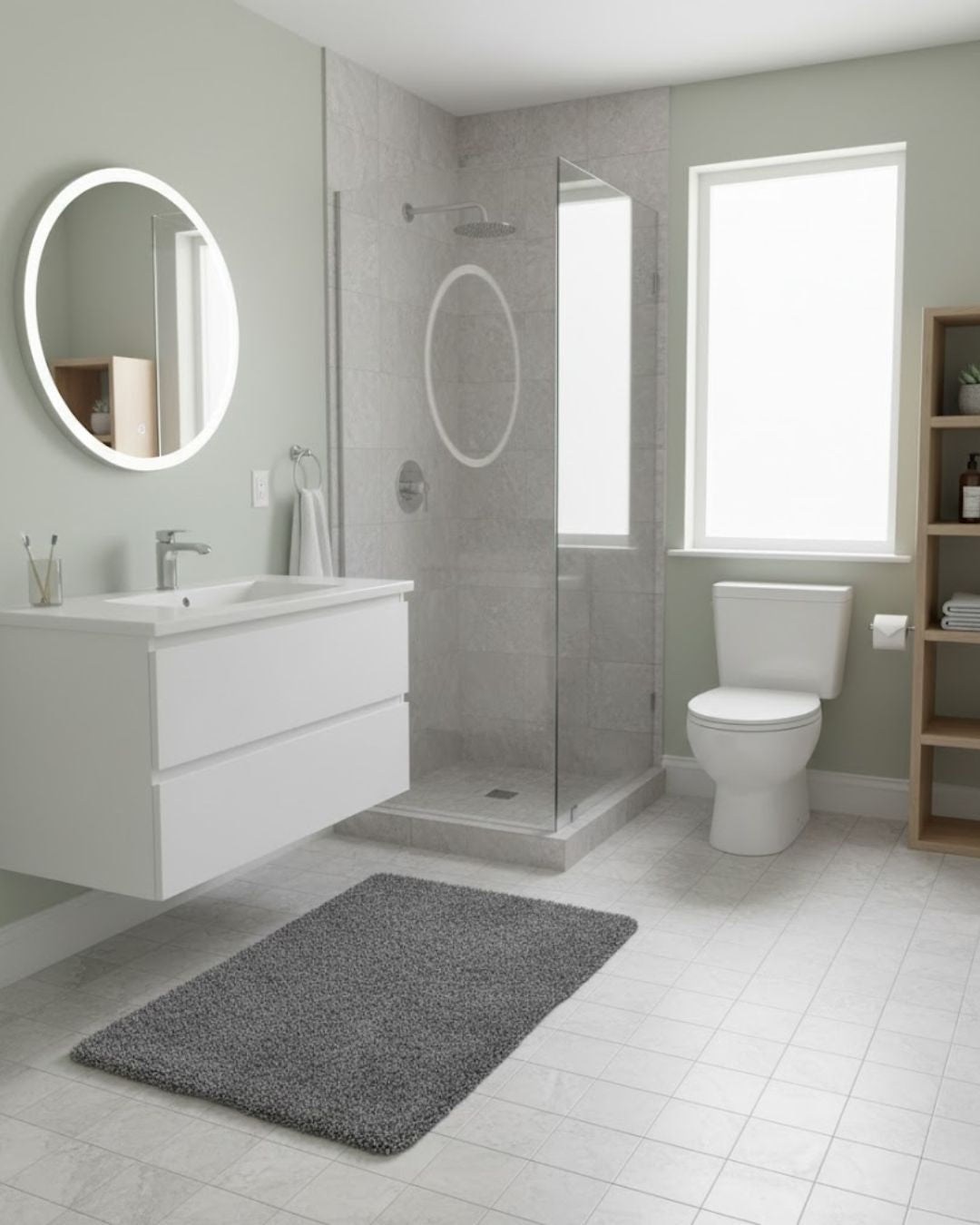 Tapis Paillasson Ardoise Élégance 2'x3'