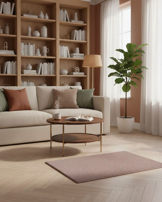 Tapis Paillasson Argile Rosée 2'x3' - Décor Intérieur