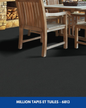 Tapis d'extérieur Million Shaw 6813 - Noir Profond