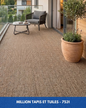 Tapis d'extérieur Amande – Balcon, Patio & Cour | Coupé sur mesure (4 pieds de large)