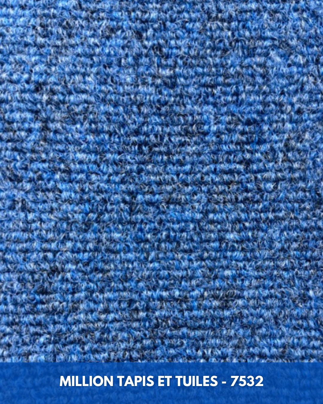 Tapis d'extérieur Bleu – Balcon, Patio & Cour | Coupé sur mesure (4 pieds de large)
