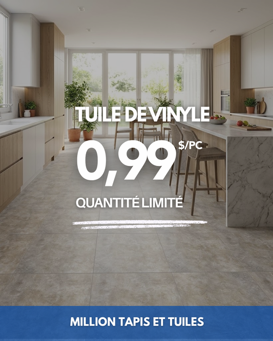 Tuile de vinyle Parallel – 16" x 16" – 0,99 $/pi²