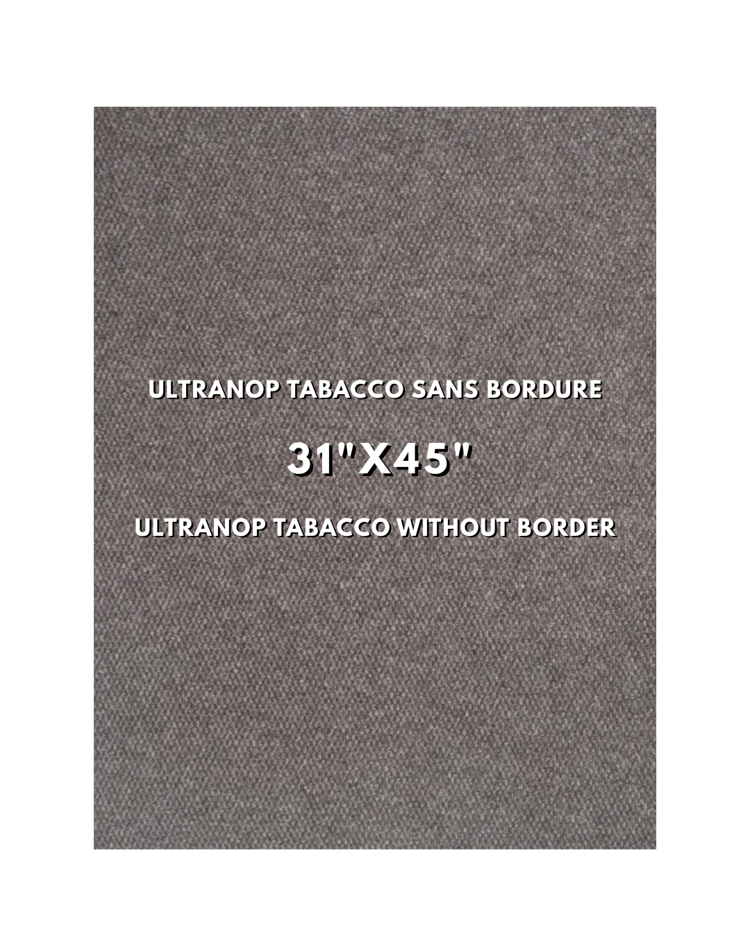Tapis d’entrée Ultranop Tabacco – sans bordure