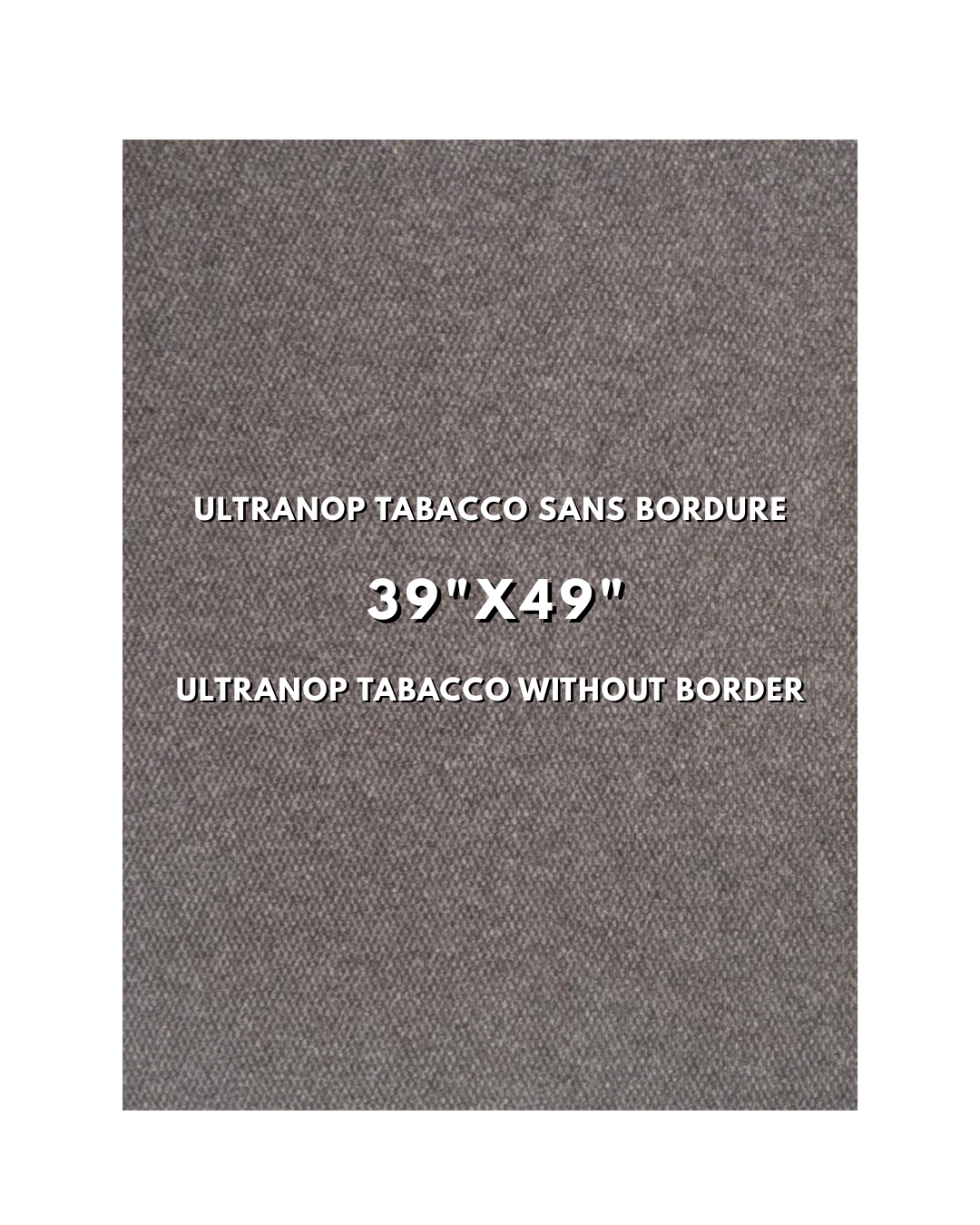 Tapis d’entrée Ultranop Tabacco – sans bordure