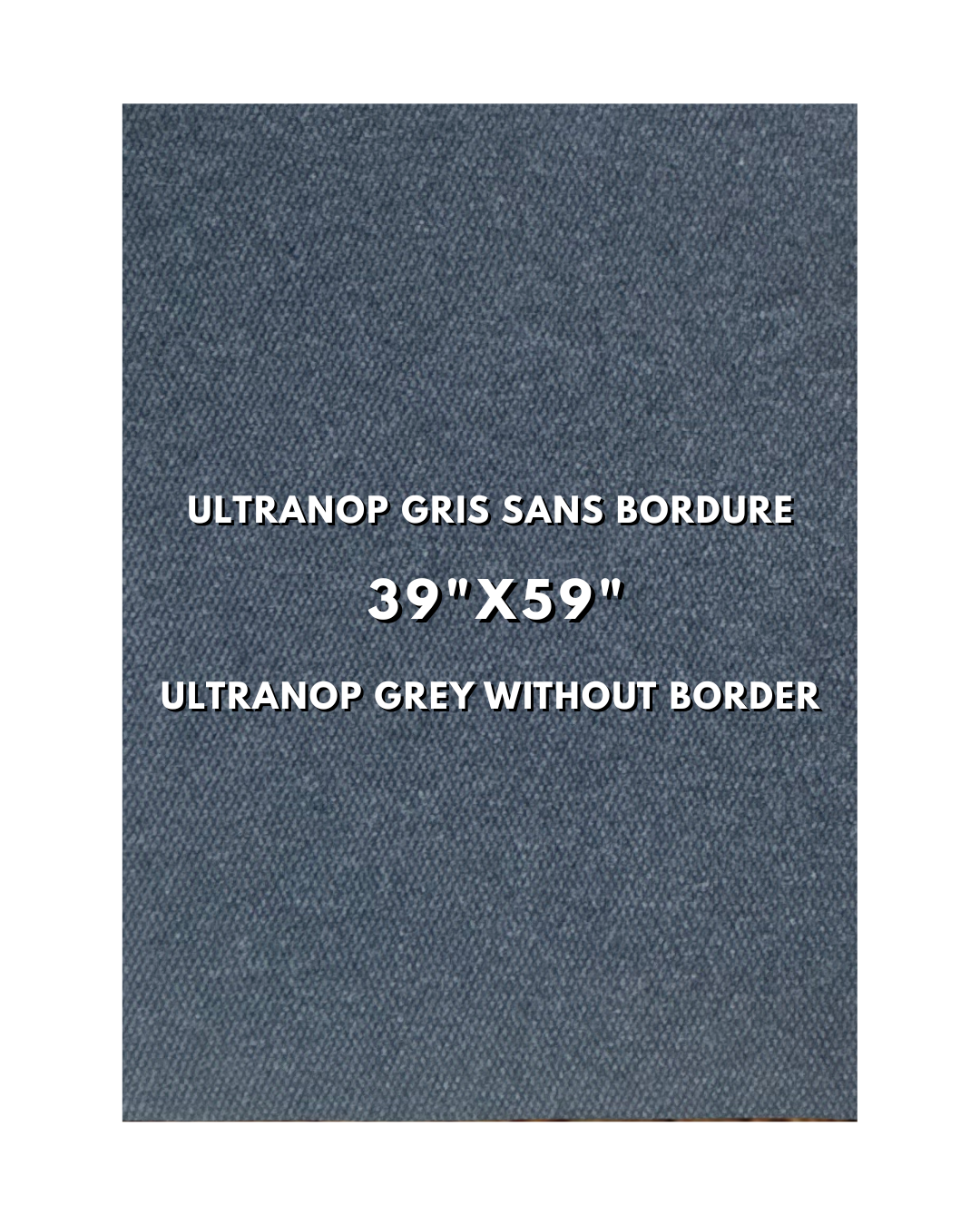 Tapis d’entrée Ultranop Charcoal – sans bordure