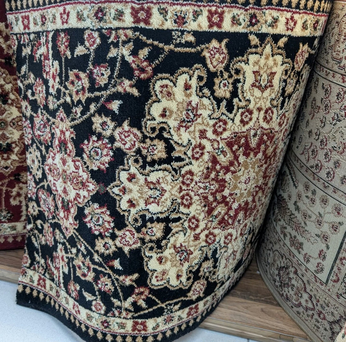 Motif du tapis de passage Antalia noir