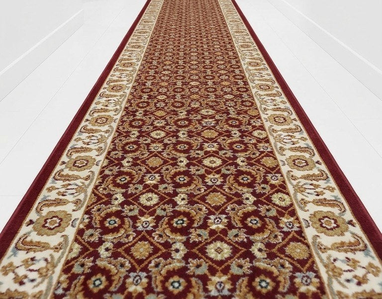 Tapis de passage Casablanca rouge dans un corridor