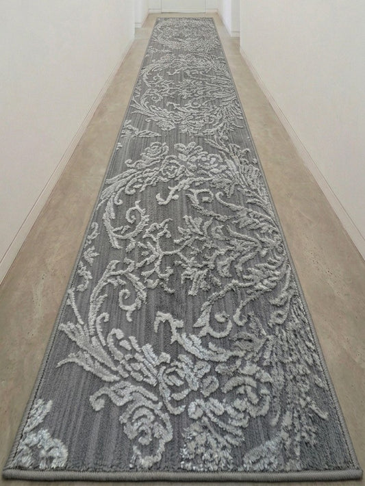 Tapis de passage Shine gris dans un corridor