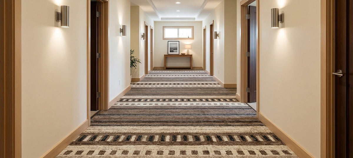 Tapis de passage Shire dans un corridor