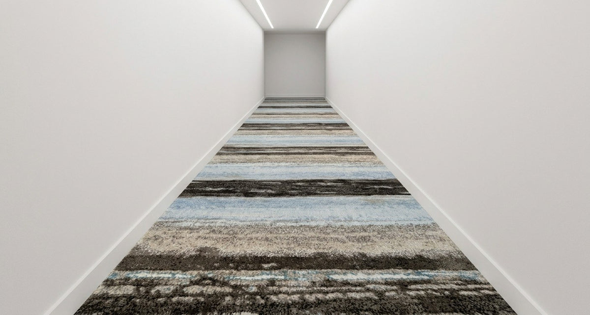 Tapis de passage Symphony rayures dans un corridor