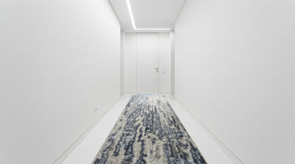 Tapis de passage Terra gris dans un corridor